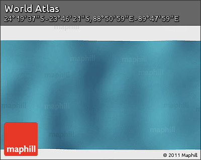 Satellite 3D Map of the Area around 24° 2' 59" S, 89° 19' 29" E