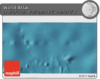 Satellite 3D Map of the Area around 24° 2' 59" S, 93° 25' 30" W