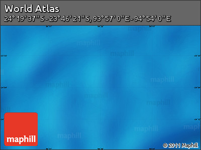 Physical Map of the Area around 24° 2' 59" S, 94° 25' 30" E