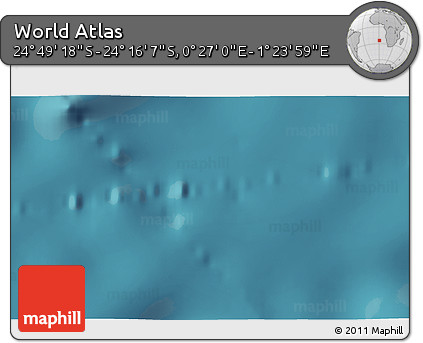 Satellite 3D Map of the Area around 24° 32' 42" S, 0° 55' 29" E