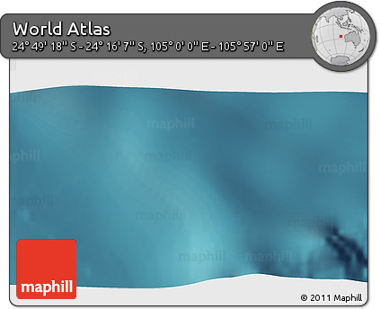 Satellite 3D Map of the Area around 24° 32' 42" S, 105° 28' 29" E