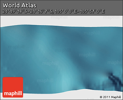 Satellite 3D Map of the Area around 24° 32' 42" S, 105° 28' 29" E