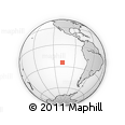 Outline Map of the Area around 24° 32' 42" S, 107° 52' 30" W, rectangular outline