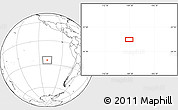 Blank Location Map of the area around 24° 32' 42" S, 109° 34' 29" W