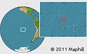 Satellite Location Map of the area around 24° 32' 42" S, 109° 34' 29" W