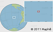 Savanna Style Location Map of the area around 24° 32' 42" S, 109° 34' 29" W