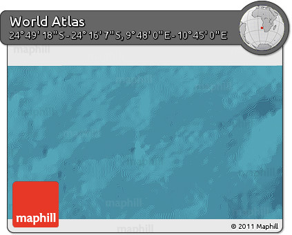 Satellite 3D Map of the Area around 24° 32' 42" S, 10° 16' 30" E