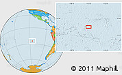 Political Location Map of the area around 24° 32' 42" S, 115° 31' 30" W