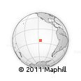Outline Map of the Area around 24° 32' 42" S, 115° 31' 30" W, rectangular outline