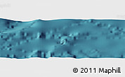 Satellite Panoramic Map of the area around 24° 32' 42" S, 115° 31' 30" W