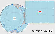 Gray Location Map of the area around 24° 32' 42" S, 117° 13' 29" W