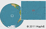 Satellite Location Map of the area around 24° 32' 42" S, 117° 13' 29" W