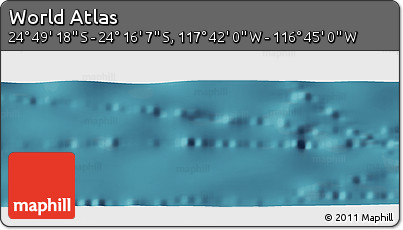 Satellite Panoramic Map of the Area around 24° 32' 42" S, 117° 13' 29" W