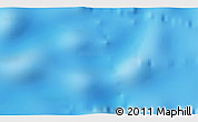 Shaded Relief 3D Map of the area around 24° 32' 42" S, 118° 4' 29" W
