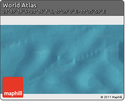 Satellite 3D Map of the Area around 24° 32' 42" S, 11° 7' 30" E