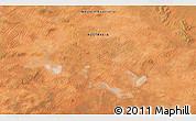 Satellite 3D Map of the area around 24° 32' 42" S, 121° 37' 30" E
