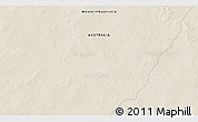 Shaded Relief 3D Map of the area around 24° 32' 42" S, 121° 37' 30" E