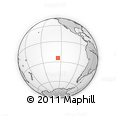 Outline Map of the Area around 24° 32' 42" S, 124° 52' 30" W, rectangular outline
