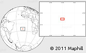 Blank Location Map of the area around 24° 32' 42" S, 12° 40' 30" W