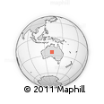 Outline Map of the Area around 24° 32' 42" S, 132° 40' 30" E, rectangular outline