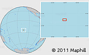 Gray Location Map of the area around 24° 32' 42" S, 134° 13' 29" W