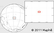 Blank Location Map of the area around 24° 32' 42" S, 145° 16' 30" W