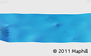 Shaded Relief Panoramic Map of the area around 24° 32' 42" S, 145° 16' 30" W