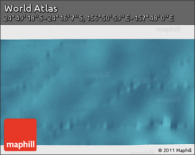 Satellite 3D Map of the Area around 24° 32' 42" S, 157° 19' 29" E