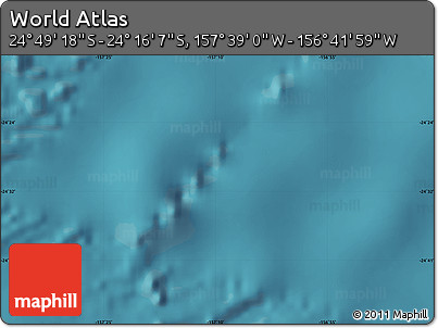 Satellite Map of the Area around 24° 32' 42" S, 157° 10' 30" W