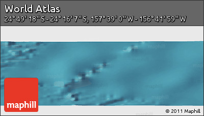 Satellite Panoramic Map of the Area around 24° 32' 42" S, 157° 10' 30" W