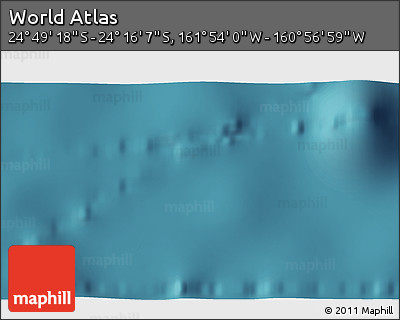 Satellite 3D Map of the Area around 24° 32' 42" S, 161° 25' 30" W