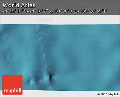 Satellite 3D Map of the Area around 24° 32' 42" S, 164° 58' 29" E