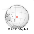 Outline Map of the Area around 24° 32' 42" S, 171° 37' 30" W, rectangular outline