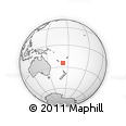 Outline Map of the Area around 24° 32' 42" S, 172° 37' 30" E, rectangular outline
