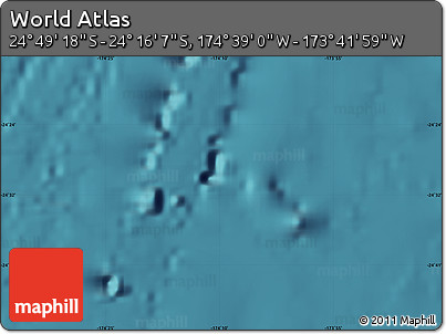 Satellite Map of the Area around 24° 32' 42" S, 174° 10' 30" W