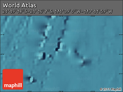 Satellite Map of the Area around 24° 32' 42" S, 174° 10' 30" W