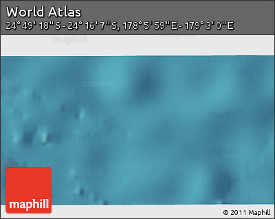 Satellite 3D Map of the Area around 24° 32' 42" S, 178° 34' 29" E