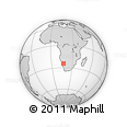 Outline Map of the Area around 24° 32' 42" S, 17° 4' 30" E, rectangular outline