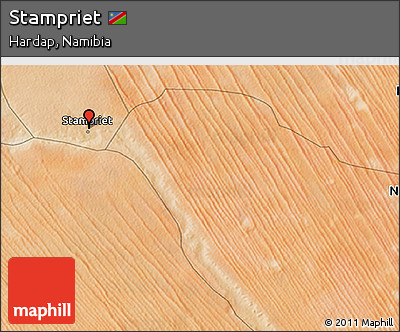 Satellite 3D Map of Stampriet