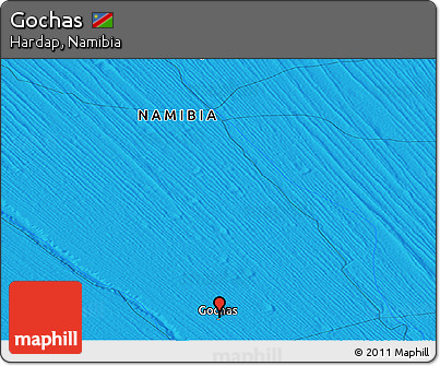 Political Panoramic Map of Gochas