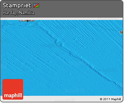 Political Panoramic Map of Stampriet
