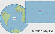 Savanna Style Location Map of the area around 24° 32' 42" S, 19° 28' 30" W