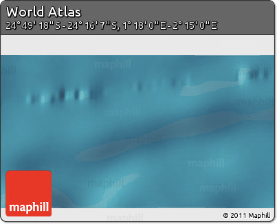 Satellite 3D Map of the Area around 24° 32' 42" S, 1° 46' 29" E