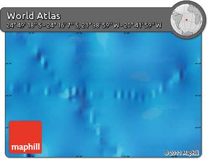 Physical Map of the Area around 24°&nbsp;32'&nbsp;42"&nbsp;S,&nbsp;21°&nbsp;10'&nbsp;29"&nbsp;W
