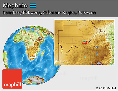 Physical Location Map of Mephato