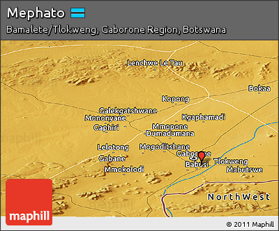 Physical Panoramic Map of Mephato
