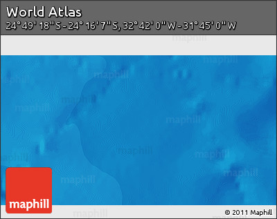 Political 3D Map of the Area around 24° 32' 42" S, 32° 13' 30" W