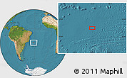Satellite Location Map of the area around 24° 32' 42" S, 32° 13' 30" W