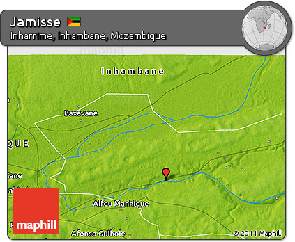Physical 3D Map of Jamisse