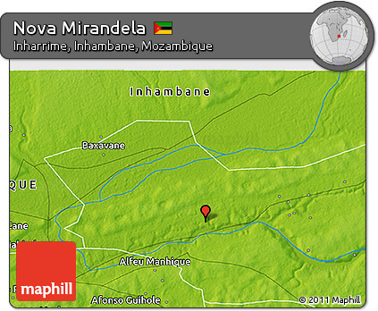 Physical 3D Map of Nova Mirandela